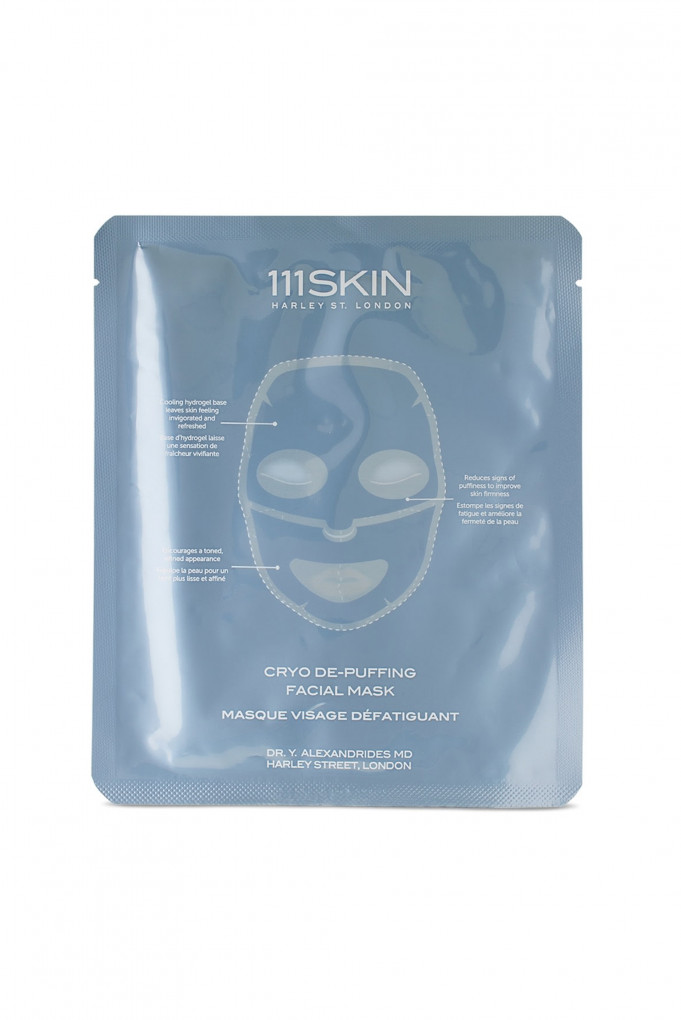 Купити Набір масок для обличчя освітлювальних зволожуючих, CRYO DE-PUFFING FACIAL MASK BOXED, 30 мл x 5 111Skin