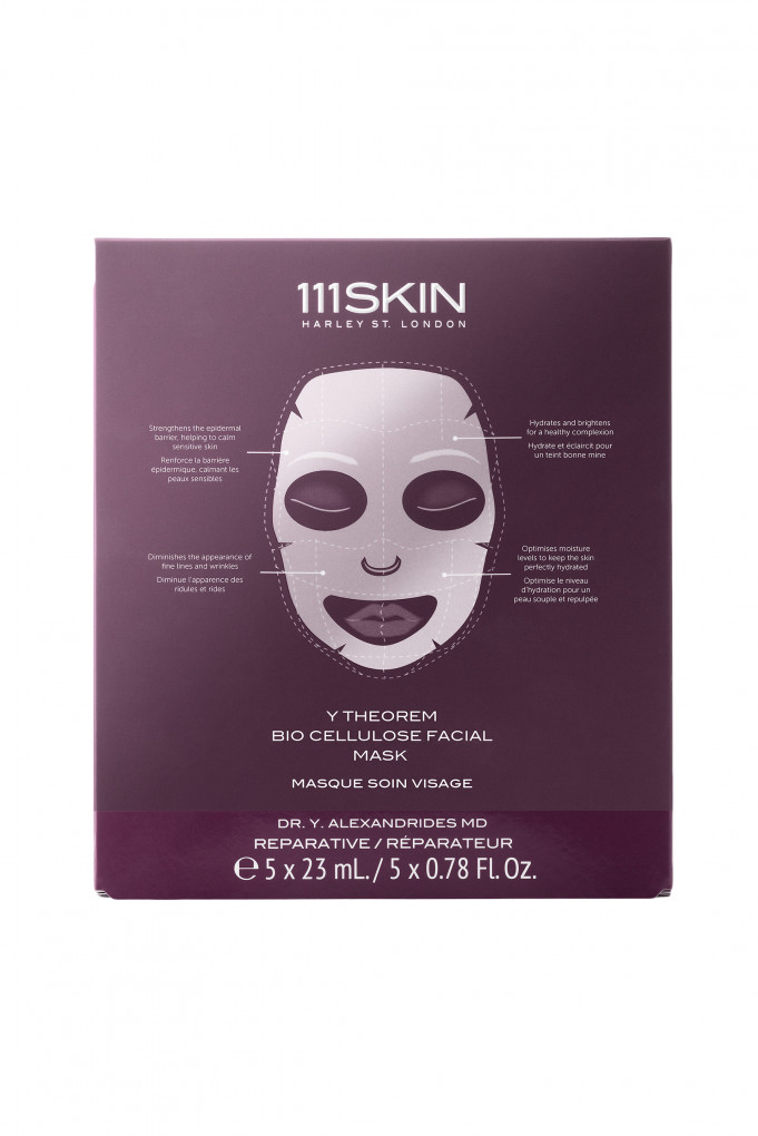 Купити Y THEOREM BIO CELLULOSE FACIAL MASK, Набір масок для обличчя біоцелюлозних Y Theorem, 23 мл x 5 111Skin