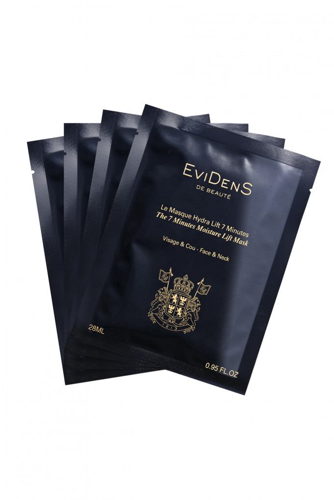 Buy The 7 Minutes Moisture Lift Mask, Moisturizing lifting mask for face and neck, 28 ml x 4 EVIDENS DE BEAUTE