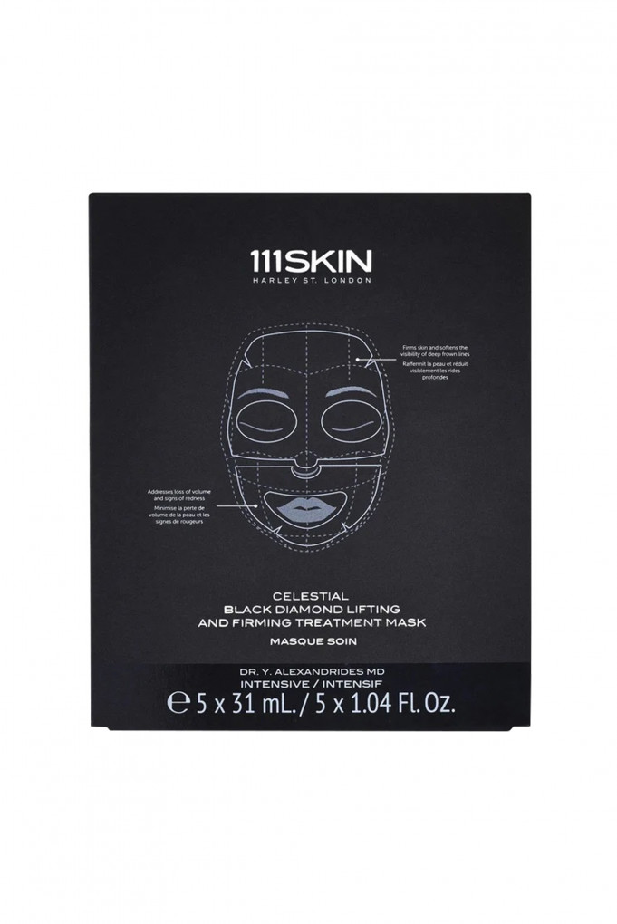 Купити Набір масок для ліфтингу обличчя, шиї та зони декольте, CELESTIAL BLACK DIAMOND, 31 мл x 5 111Skin