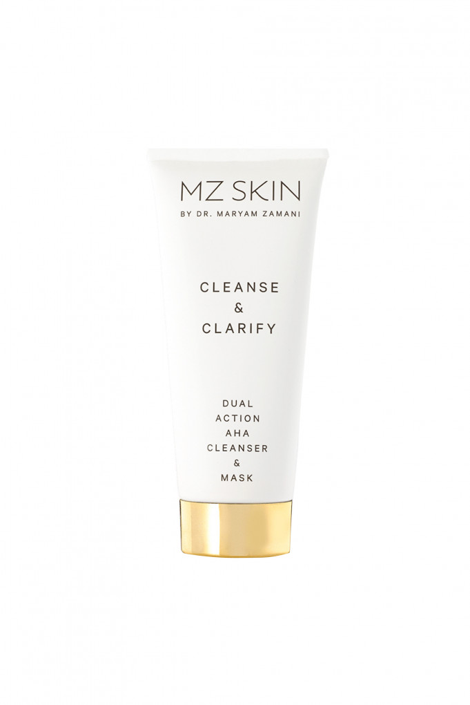 Купити Маска для обличчя, шиї та декольте, CLEANSE & CLARIFY DUAL ACTION AHA CLEANSER & MASK, 100 мл MZ Skin