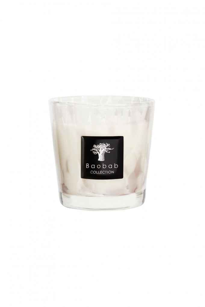 Buy White Pearls, Scented candle, 190 g Baobab Collection