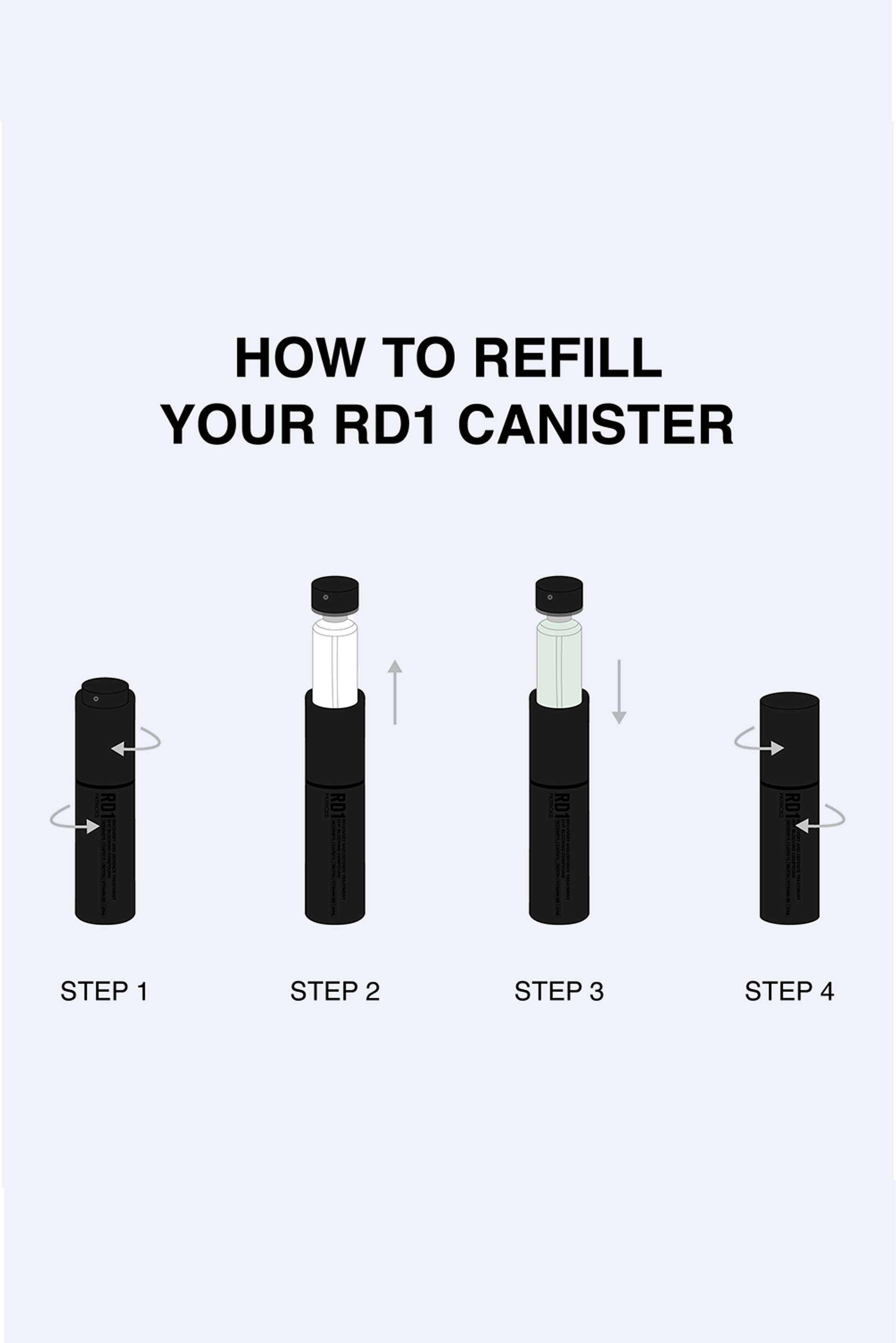 Купити Змінний флакон для спрею для волосся PATRICKS 3