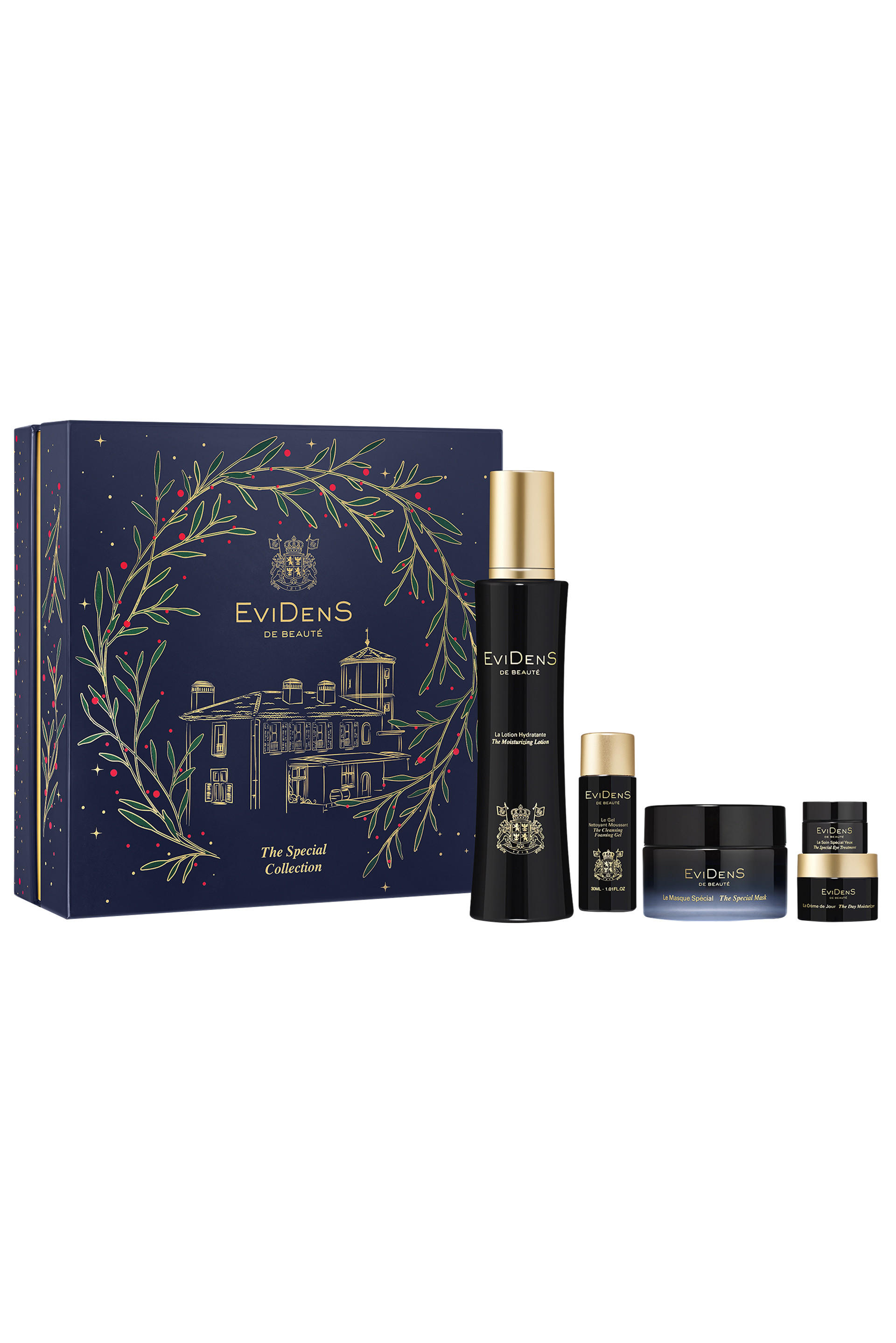 Купити Набір косметики для обличчя подарунковий омолоджувальний EviDens De Beauté 3