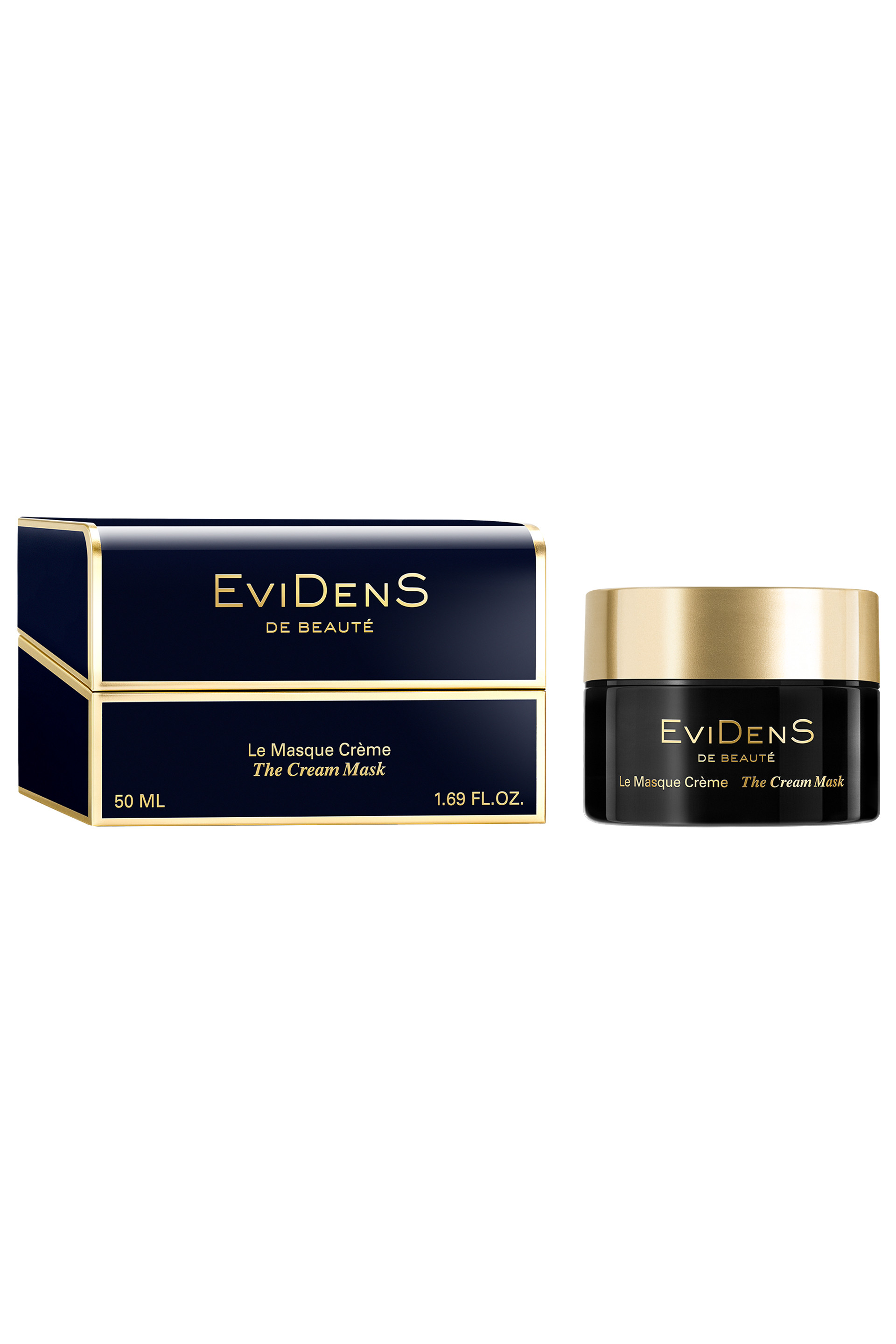 Купити Крем-маска для обличчя, шиї та повік відновлювальна EviDens De Beauté 2