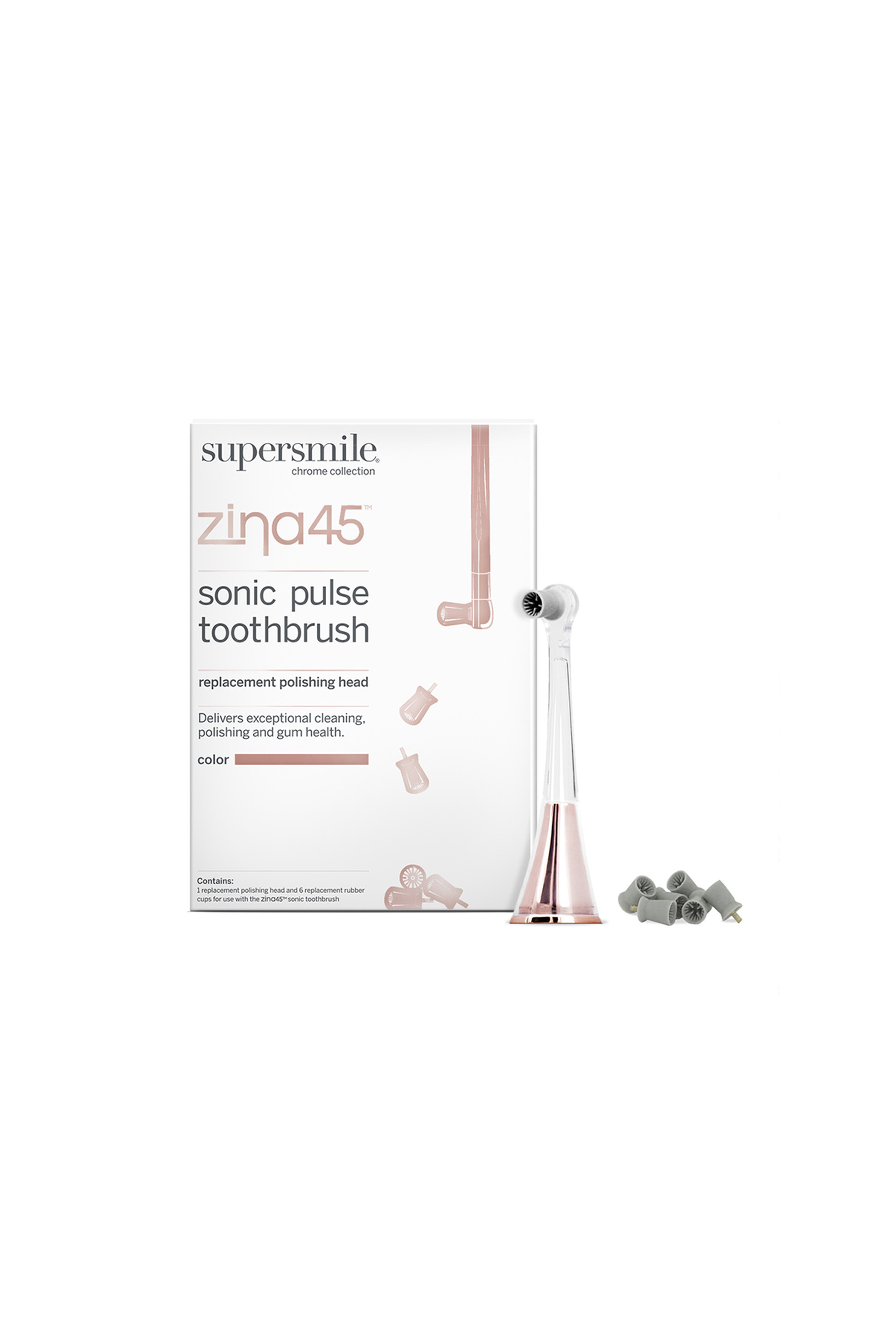 Купить Набор сменных насадок для электрической зубной щетки для полировки Supersmile