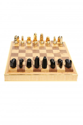 SHAGREEN CHESS SET CHOCOLATE AERIN Home 409 480 uah Buy in