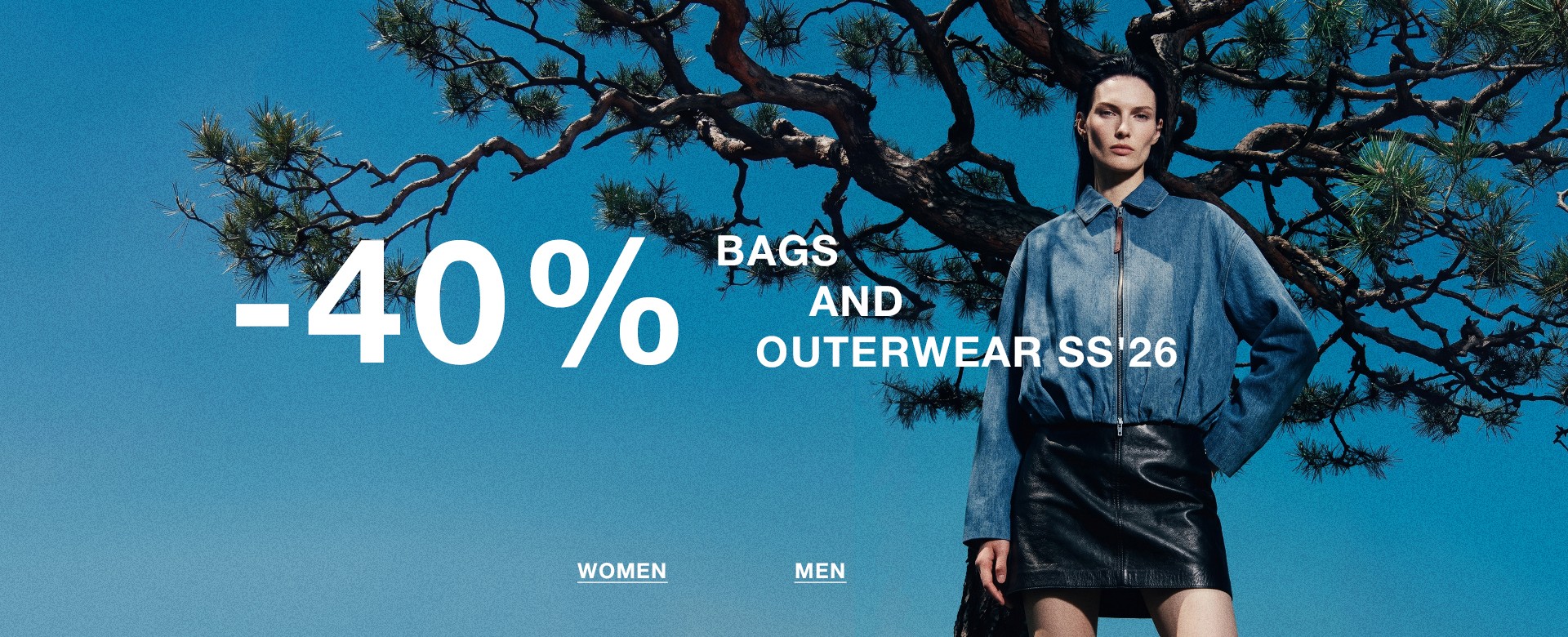40% OFF OUTERWEAR SS'26